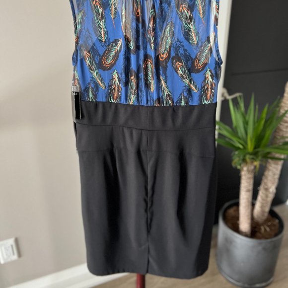 AGB Dress - Blue & Black - Size 12 - NWT - Picture 2 of 3